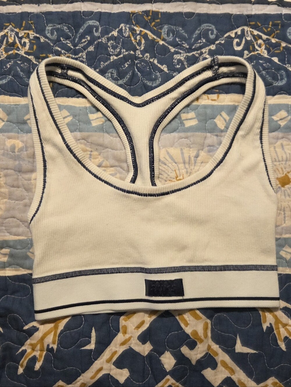 SKIMS Cotton Rib Racerback Bralette XXS